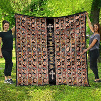 Ethiopian Tewahedo Angel Orthodox Quilt Black Color