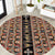 Ethiopian Tewahedo Angel Orthodox Round Carpet Black Color