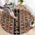 Ethiopian Tewahedo Angel Orthodox Round Carpet Black Color