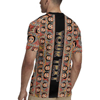 Personalized Ethiopian Tewahedo Angel Orthodox Rugby Jersey Black Color