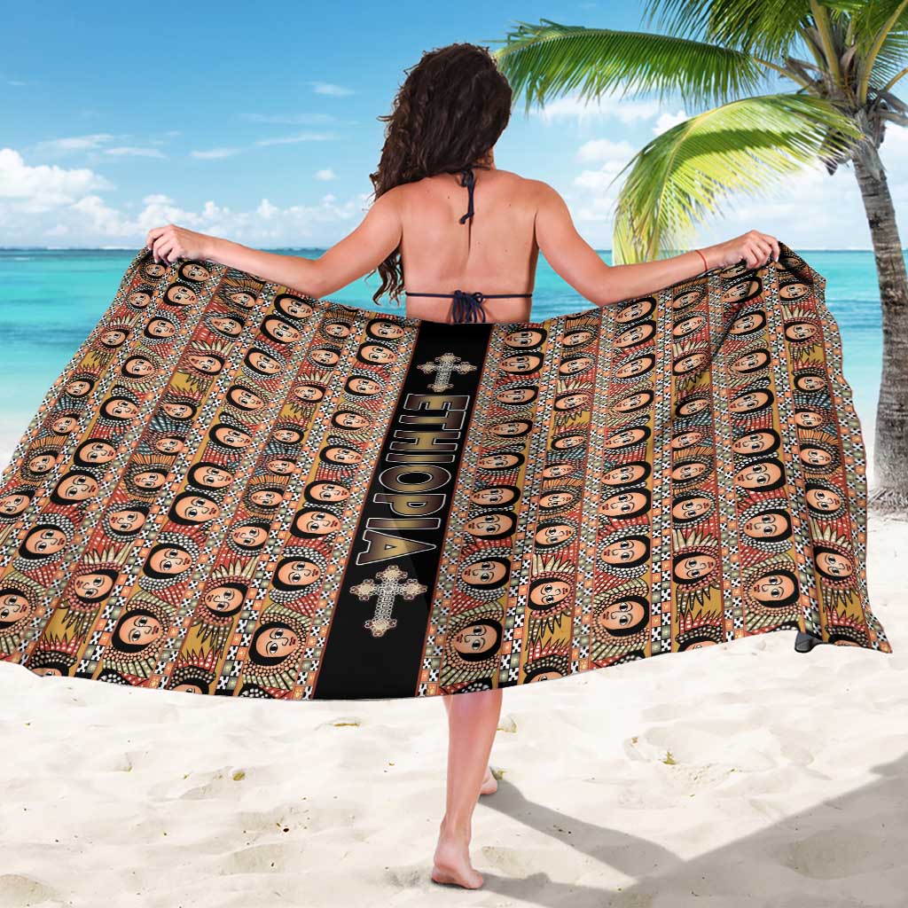 Ethiopian Tewahedo Angel Orthodox Sarong Black Color