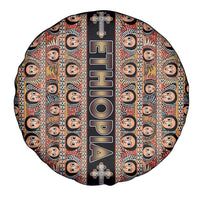 Ethiopian Tewahedo Angel Orthodox Spare Tire Cover Black Color