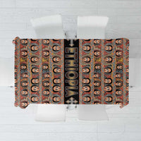 Ethiopian Tewahedo Angel Orthodox Tablecloth Black Color