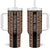 Personalized Ethiopian Tewahedo Angel Orthodox Tumbler With Handle Black Color