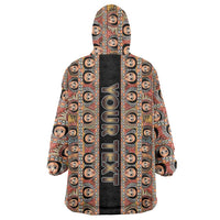 Personalized Ethiopian Tewahedo Angel Orthodox Wearable Blanket Hoodie Black Color