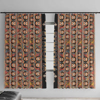 Ethiopian Tewahedo Angel Orthodox Window Curtain Black Color