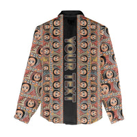 Personalized Ethiopian Tewahedo Angel Orthodox Women Casual Shirt Black Color