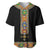 Ethiopia Saba Kemis Baseball Jersey Habesha Style Black Color