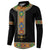 Ethiopia Saba Kemis Button Sweatshirt Habesha Style Black Color