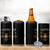 Ethiopia Saba Kemis 4 in 1 Can Cooler Tumbler Habesha Style Black Color