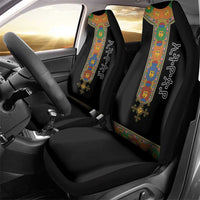 Ethiopia Saba Kemis Car Seat Cover Habesha Style Black Color