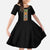 Ethiopia Saba Kemis Family Matching Puletasi and Hawaiian Shirt Habesha Style Black Color