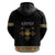Ethiopia Saba Kemis Hoodie Habesha Style Black Color