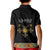 Ethiopia Saba Kemis Kid Polo Shirt Habesha Style Black Color