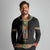 Ethiopia Saba Kemis Long Sleeve Polo Shirt Habesha Style Black Color
