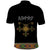 Ethiopia Saba Kemis Polo Shirt Habesha Style Black Color