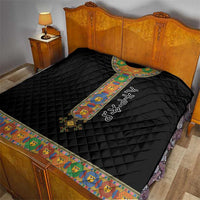 Ethiopia Saba Kemis Quilt Habesha Style Black Color