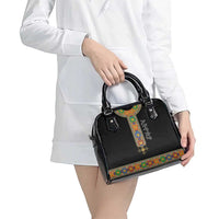 Ethiopia Saba Kemis Shoulder Handbag Habesha Style Black Color