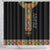Ethiopia Saba Kemis Shower Curtain Habesha Style Black Color
