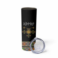 Ethiopia Saba Kemis Skinny Tumbler Habesha Style Black Color