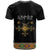 Ethiopia Saba Kemis T Shirt Habesha Style Black Color