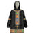 Ethiopia Saba Kemis Wearable Blanket Hoodie Habesha Style Black Color