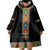 Ethiopia Saba Kemis Wearable Blanket Hoodie Habesha Style Black Color