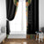 Ethiopia Saba Kemis Window Curtain Habesha Style Black Color