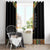Ethiopia Saba Kemis Window Curtain Habesha Style Black Color