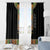 Ethiopia Saba Kemis Window Curtain Habesha Style Black Color