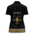 Ethiopia Saba Kemis Women Polo Shirt Habesha Style Black Color