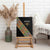 Ethiopia Saba Kemis Canvas Wall Art Sash Style Black Color