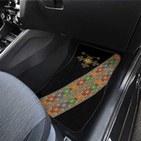 Ethiopia Saba Kemis Car Mats Sash Style Black Color