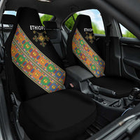 Ethiopia Saba Kemis Car Seat Cover Sash Style Black Color