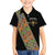 Ethiopia Saba Kemis Family Matching Short Sleeve Bodycon Dress and Hawaiian Shirt Sash Style Black Color