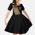Ethiopia Saba Kemis Family Matching Summer Maxi Dress and Hawaiian Shirt Sash Style Black Color