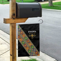 Ethiopia Saba Kemis Garden Flag Sash Style Black Color