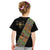Ethiopia Saba Kemis Kid T Shirt Sash Style Black Color