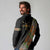 Ethiopia Saba Kemis Long Sleeve Polo Shirt Sash Style Black Color