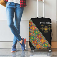 Ethiopia Saba Kemis Luggage Cover Sash Style Black Color