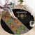 Ethiopia Saba Kemis Round Carpet Sash Style Black Color
