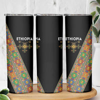 Ethiopia Saba Kemis Skinny Tumbler Sash Style Black Color