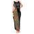 Ethiopia Saba Kemis Tank Maxi Dress Sash Style Black Color