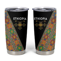 Ethiopia Saba Kemis Tumbler Cup Sash Style Black Color