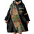 Ethiopia Saba Kemis Wearable Blanket Hoodie Sash Style Black Color