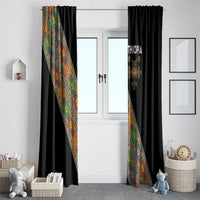Ethiopia Saba Kemis Window Curtain Sash Style Black Color