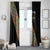 Ethiopia Saba Kemis Window Curtain Sash Style Black Color