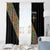 Ethiopia Saba Kemis Window Curtain Sash Style Black Color