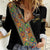 Ethiopia Saba Kemis Women Casual Shirt Sash Style Black Color