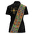 Ethiopia Saba Kemis Women Polo Shirt Sash Style Black Color